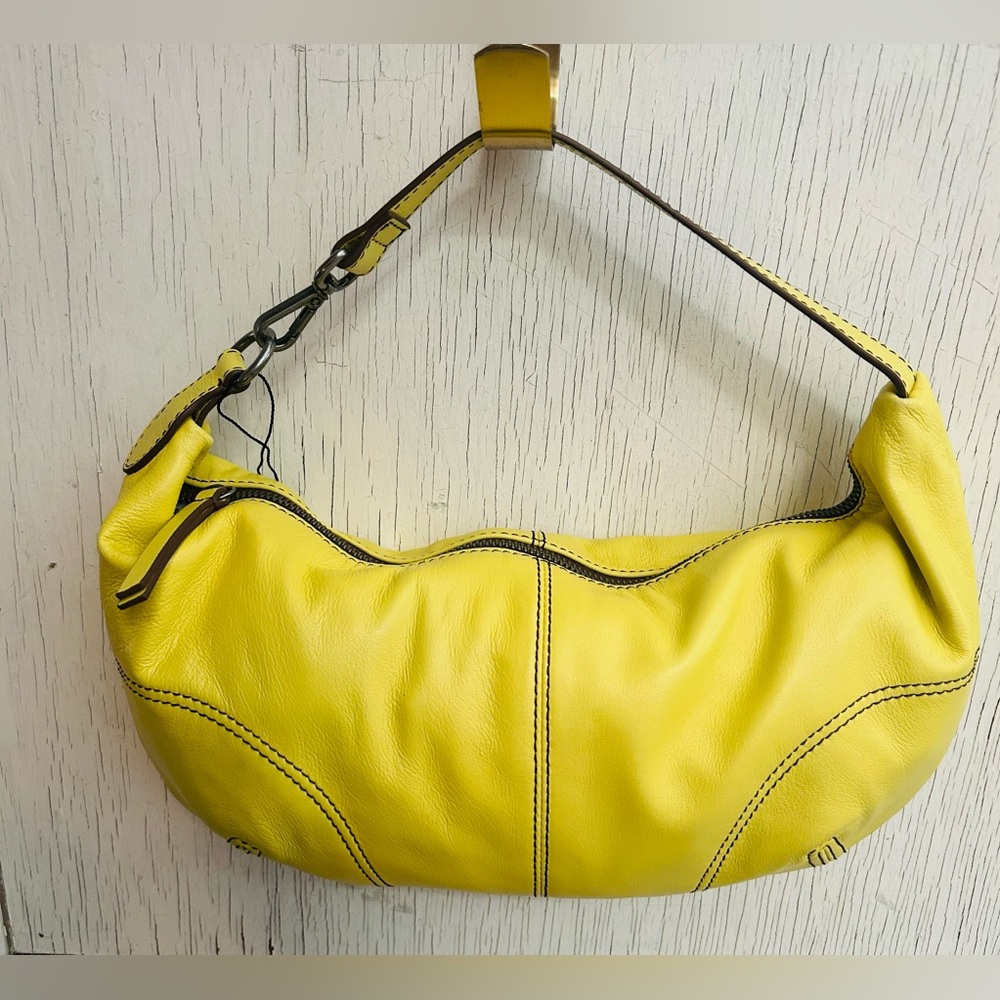 🌝🌝Free People Yellow Hobo/Clutch Bag - NWT🌻🌻 - Picture 7 of 10